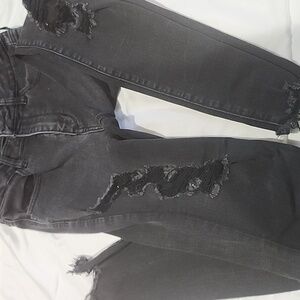 American Eagle Black Jeans Size 4 Regular